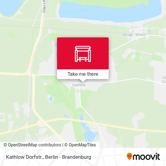 Kathlow Dorfstr. map