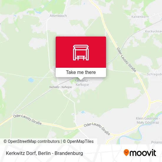 Kerkwitz Dorf map