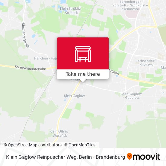 Klein Gaglow Reinpuscher Weg map