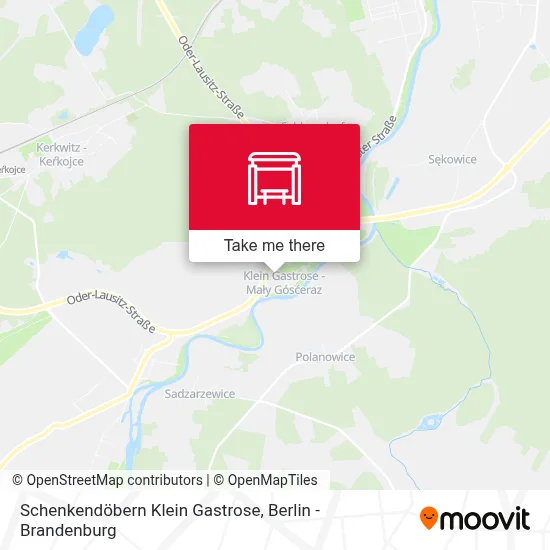 Schenkendöbern Klein Gastrose map
