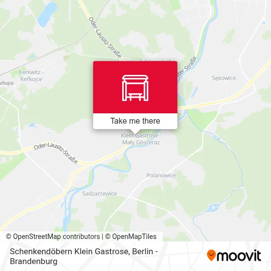 Schenkendöbern Klein Gastrose map
