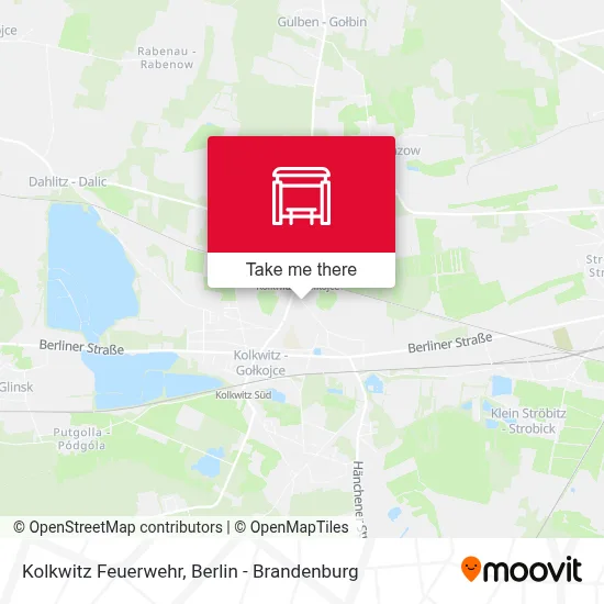 Kolkwitz Feuerwehr map