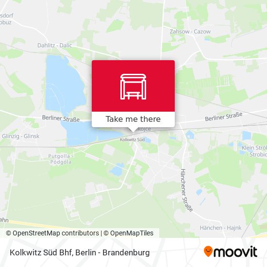 Kolkwitz Süd Bhf map