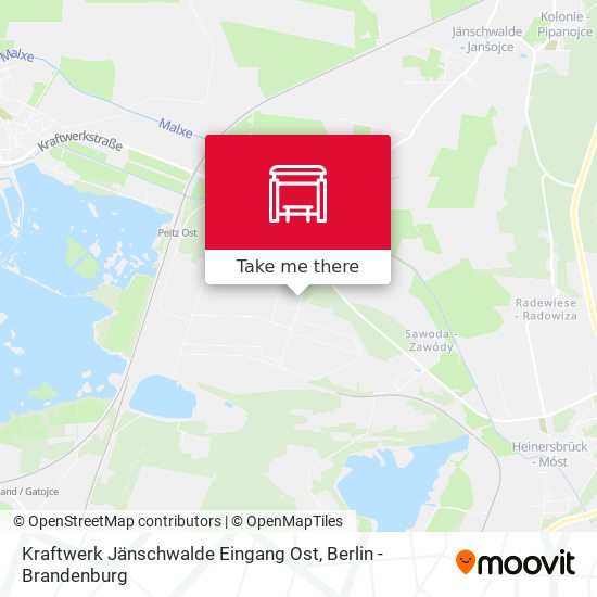 Kraftwerk Jänschwalde Eingang Ost map