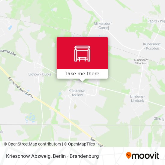 Карта Krieschow Abzweig