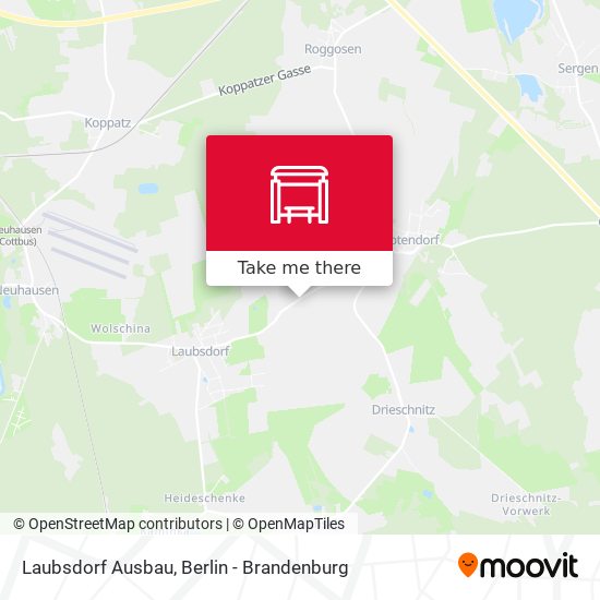 Laubsdorf Ausbau map