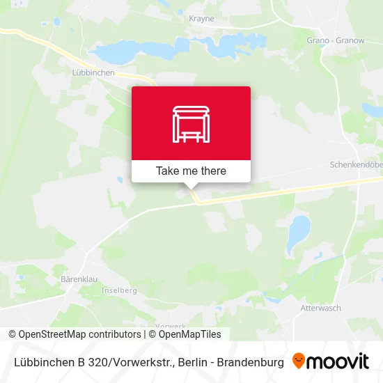 Lübbinchen B 320/Vorwerkstr. map