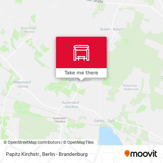 Papitz Kirchstr. map