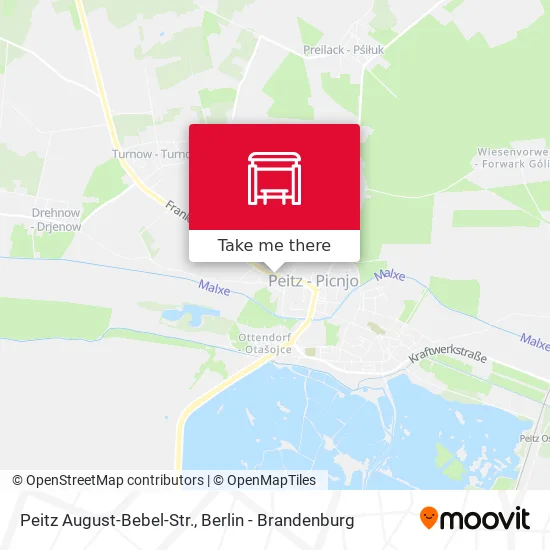 Карта Peitz August-Bebel-Str.