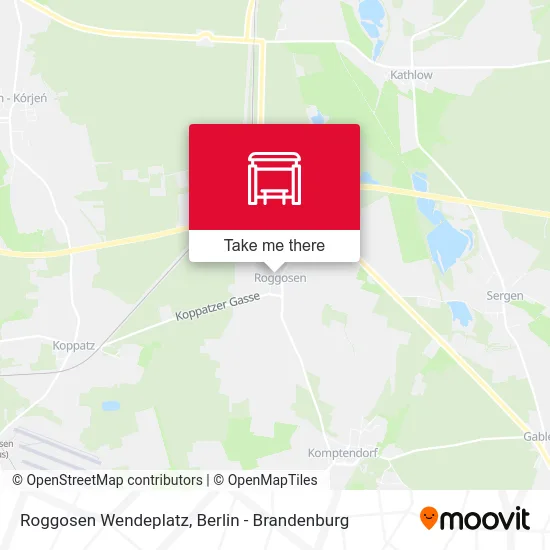 Roggosen Wendeplatz map