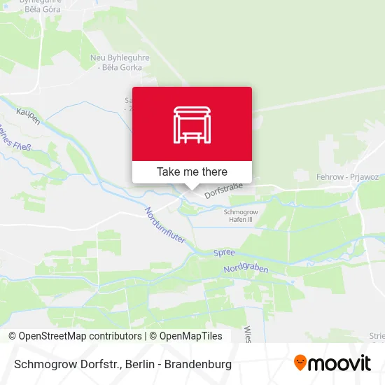 Schmogrow Dorfstr. map
