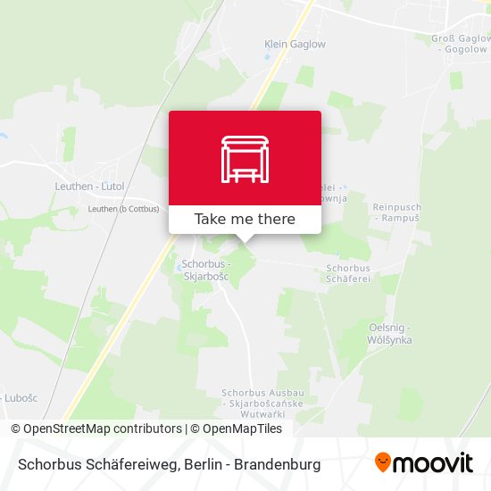 Schorbus Schäfereiweg map