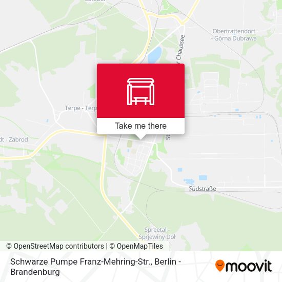 Карта Schwarze Pumpe Franz-Mehring-Str.
