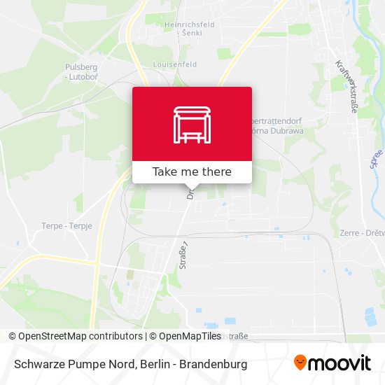 Schwarze Pumpe Nord map