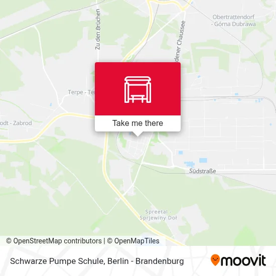 Schwarze Pumpe Schule map