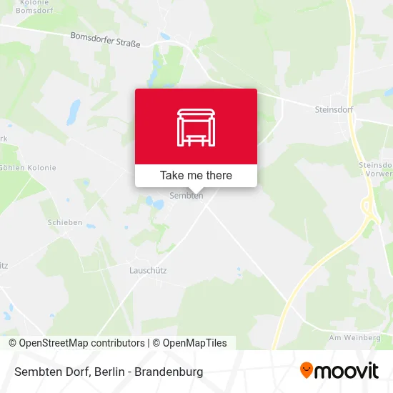 Sembten Dorf map