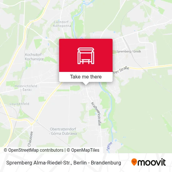 Spremberg Alma-Riedel-Str. map