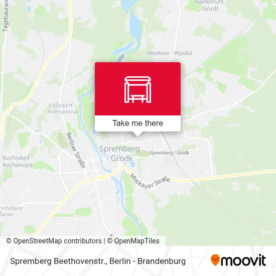 Spremberg Beethovenstr. map