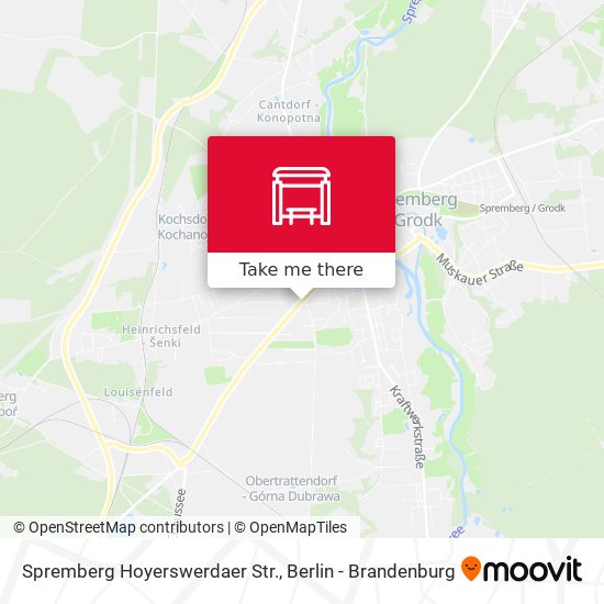 Spremberg Hoyerswerdaer Str. map