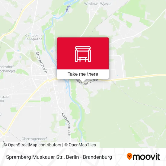 Spremberg Muskauer Str. map