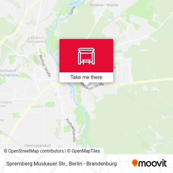 Spremberg Muskauer Str. map