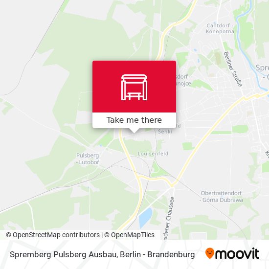 Spremberg Pulsberg Ausbau map