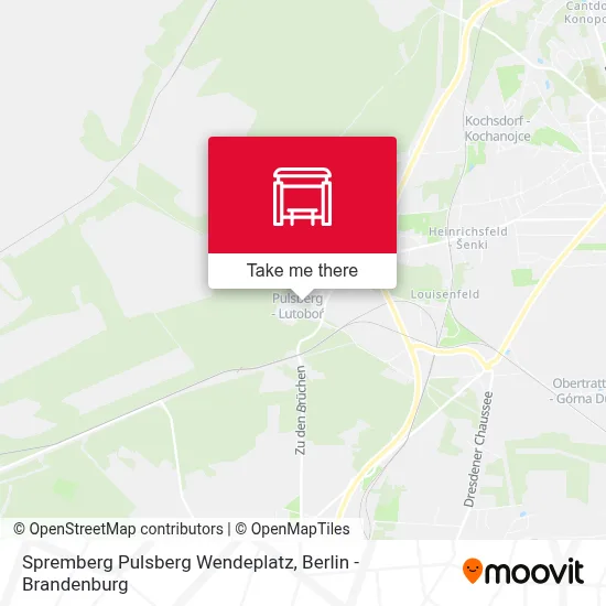 Spremberg Pulsberg Wendeplatz map