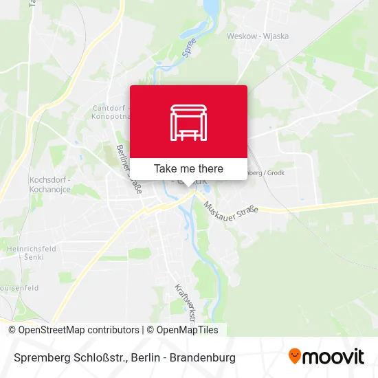 Spremberg Schloßstr. map