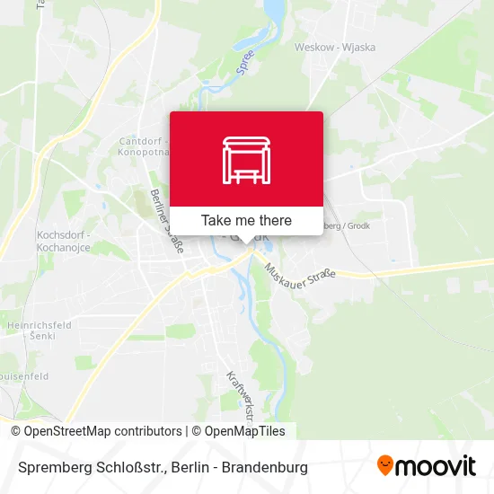 Spremberg Schloßstr. map