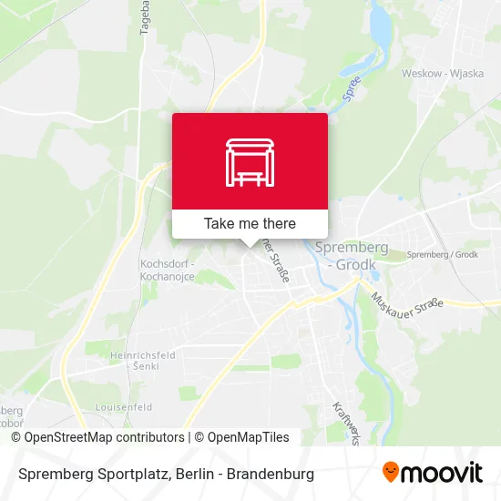 Spremberg Sportplatz map