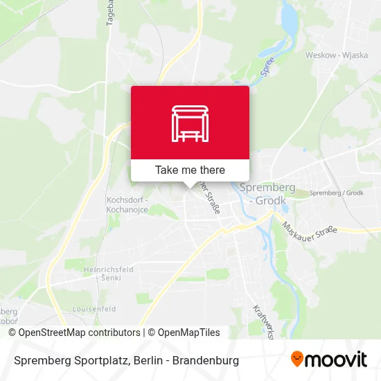 Spremberg Sportplatz map