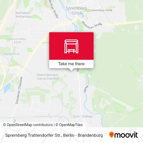 Карта Spremberg Trattendorfer Str.
