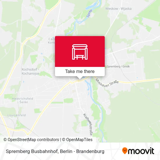 Карта Spremberg Busbahnhof