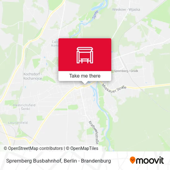 Карта Spremberg Busbahnhof