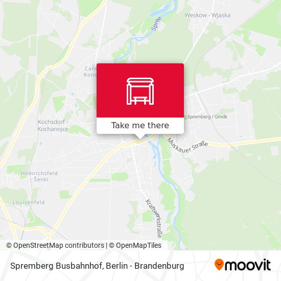 Карта Spremberg Busbahnhof