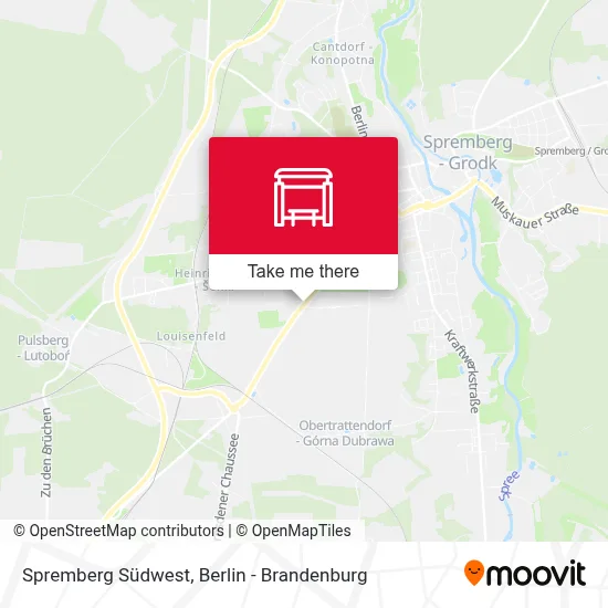 Spremberg Südwest map