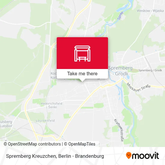 Spremberg Kreuzchen map