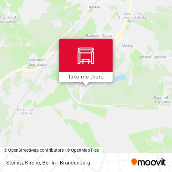 Steinitz Kirche map