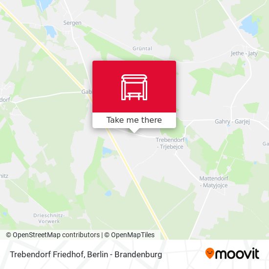 Trebendorf Friedhof map