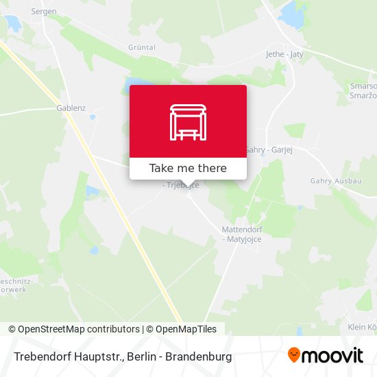 Trebendorf Hauptstr. map