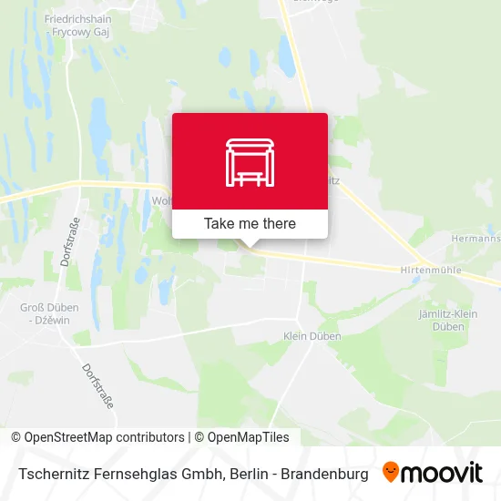 Tschernitz Fernsehglas Gmbh map