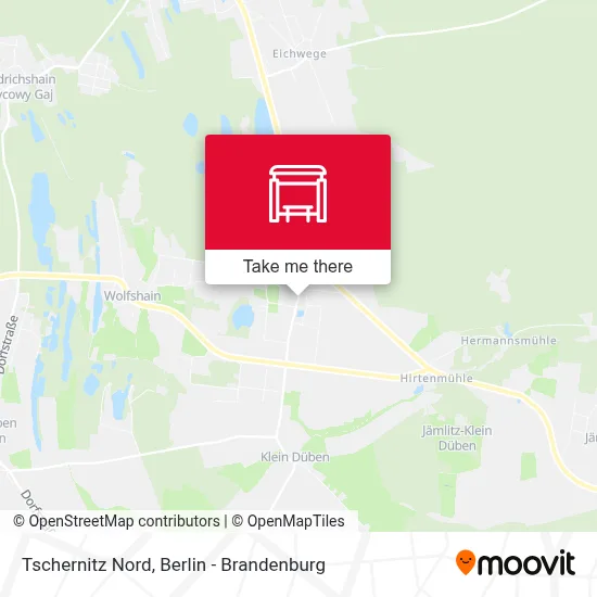 Tschernitz Nord map