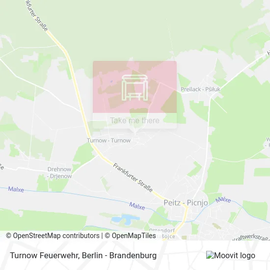 Turnow Feuerwehr map