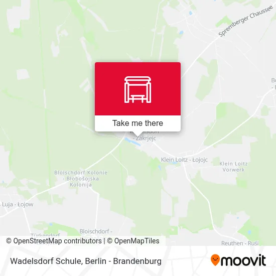 Wadelsdorf Schule map