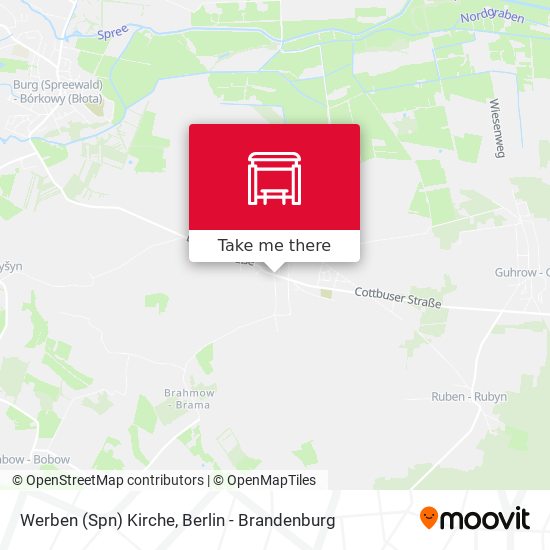 Werben (Spn) Kirche map