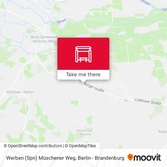 Карта Werben (Spn) Müschener Weg
