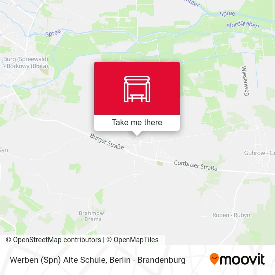 Werben (Spn) Alte Schule map