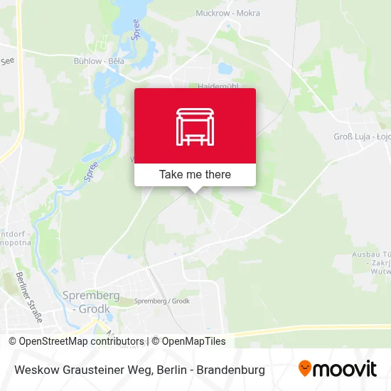Weskow Grausteiner Weg map