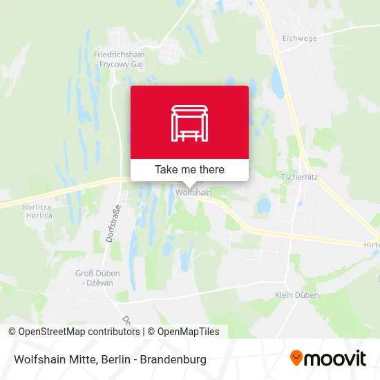 Wolfshain Mitte map