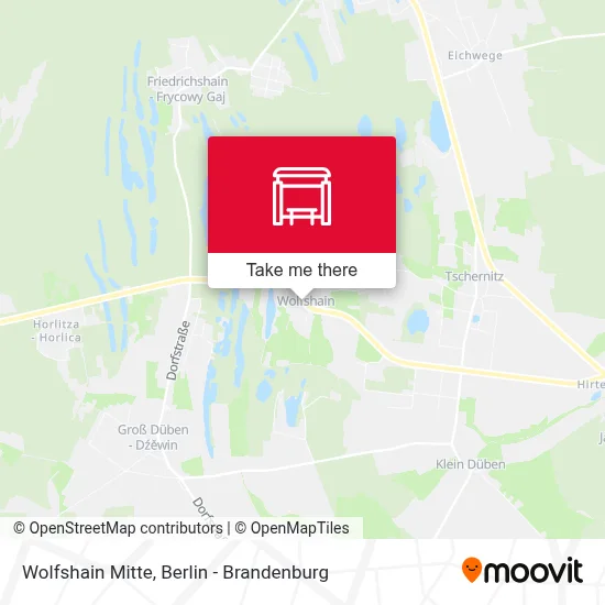 Wolfshain Mitte map